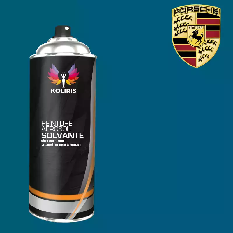 Bombe de peinture voiture solvant Porsche 400ml