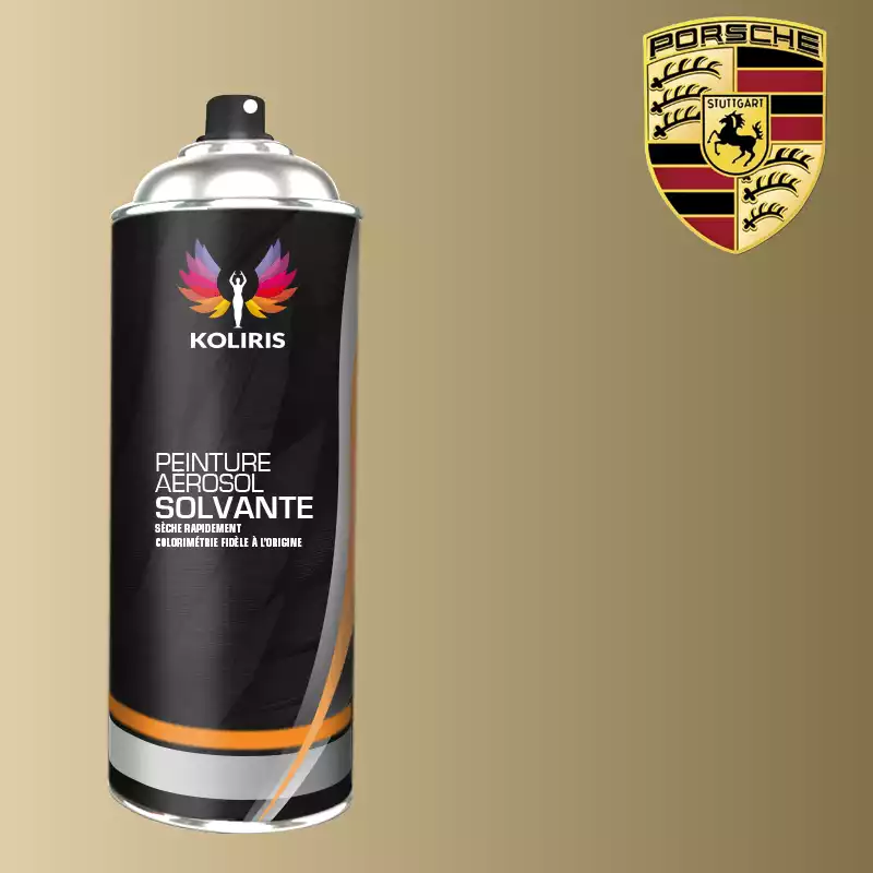 Bombe de peinture voiture solvant Porsche 400ml