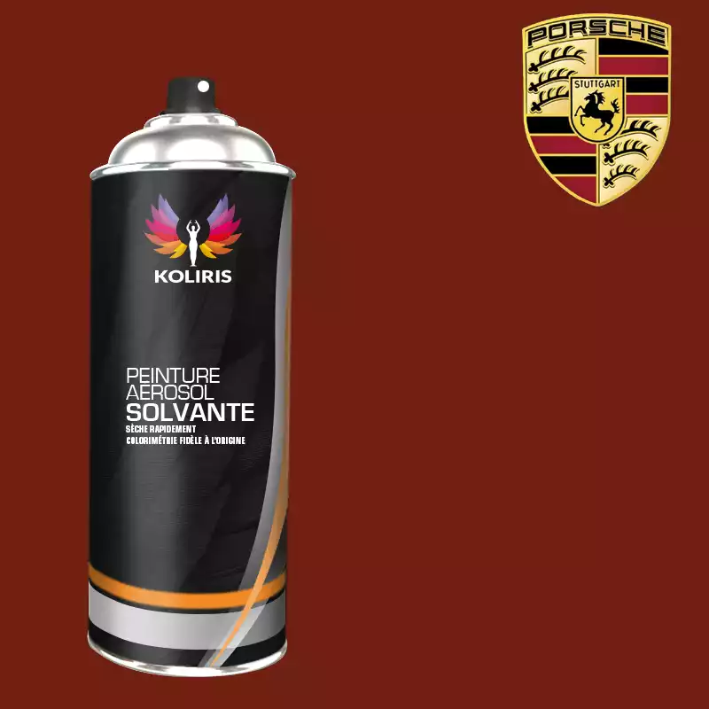 Bombe de peinture voiture solvant Porsche 400ml