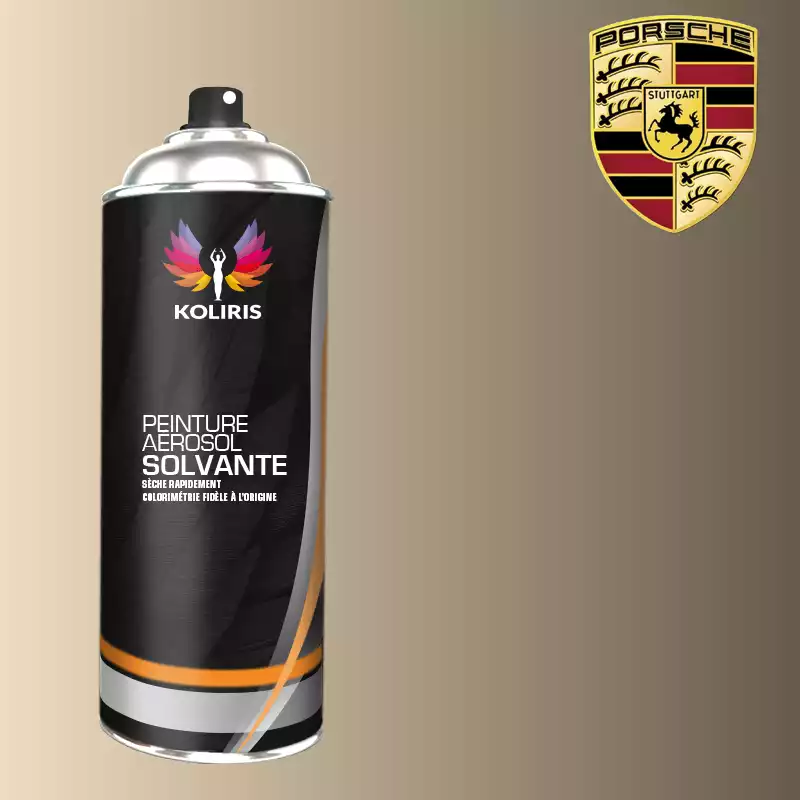 Bombe de peinture voiture solvant Porsche 400ml