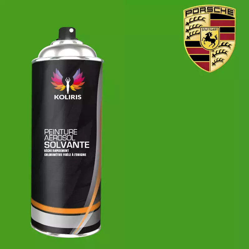 Bombe de peinture voiture solvant Porsche 400ml