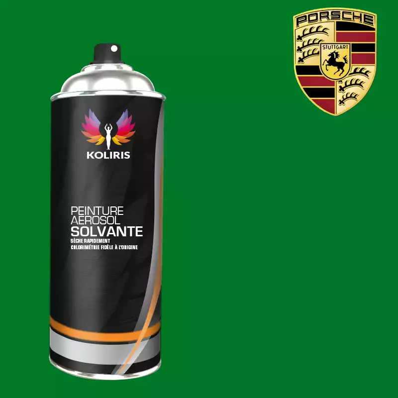 Bombe de peinture voiture solvant Porsche 400ml