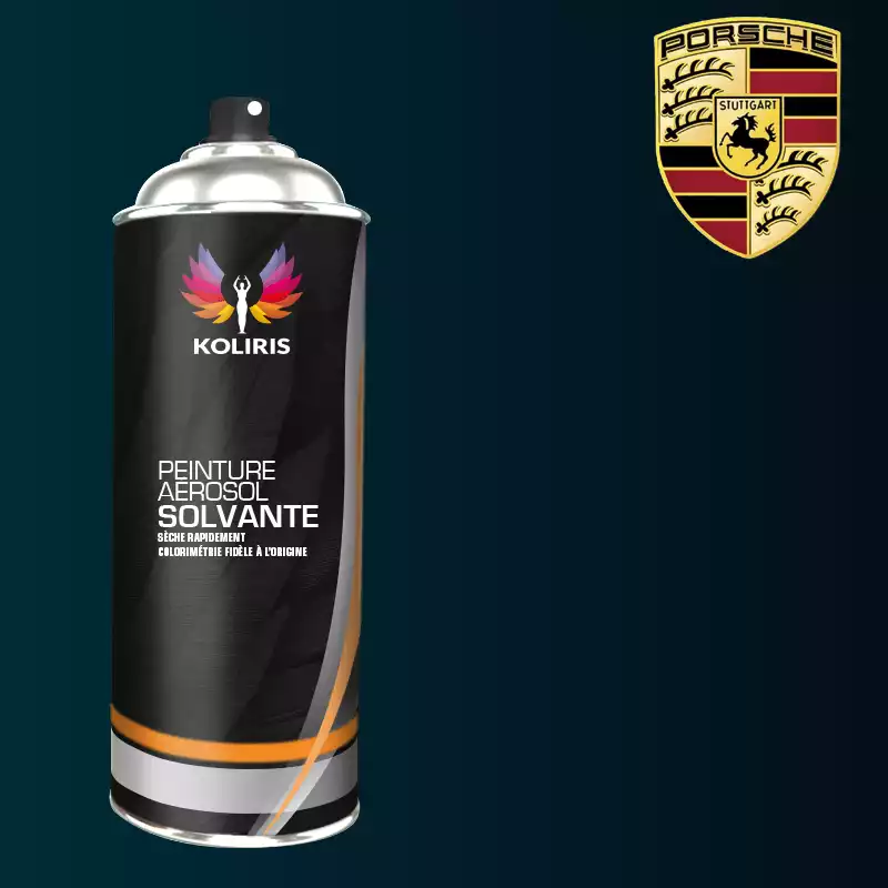 Bombe de peinture voiture solvant Porsche 400ml