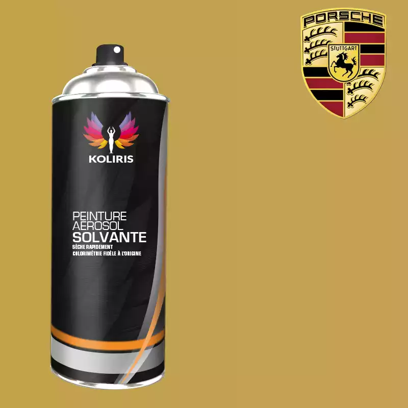 Bombe de peinture voiture solvant Porsche 400ml