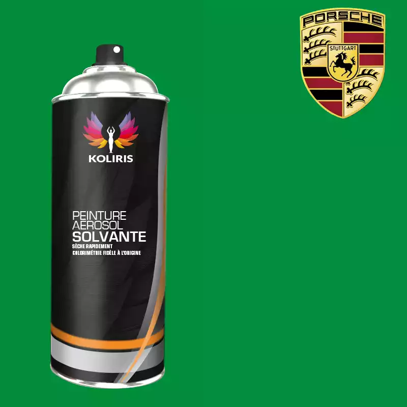 Bombe de peinture voiture solvant Porsche 400ml