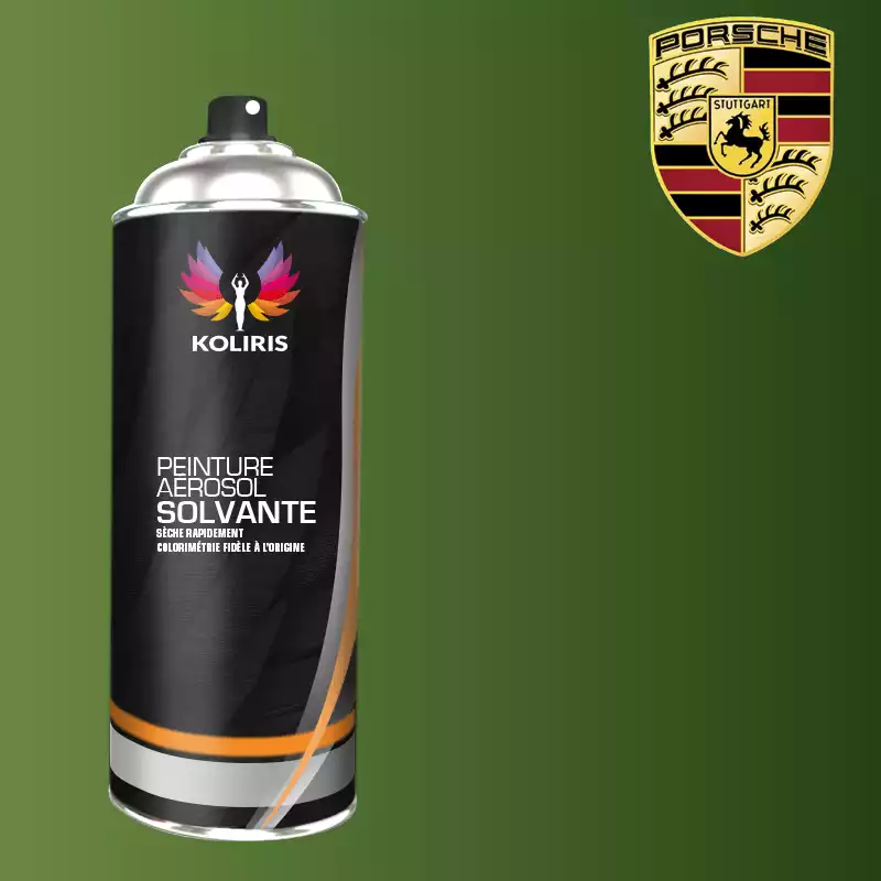 Bombe de peinture voiture solvant Porsche 400ml