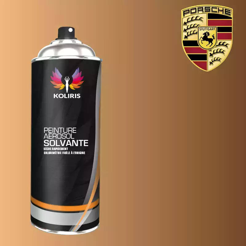 Bombe de peinture voiture solvant Porsche 400ml