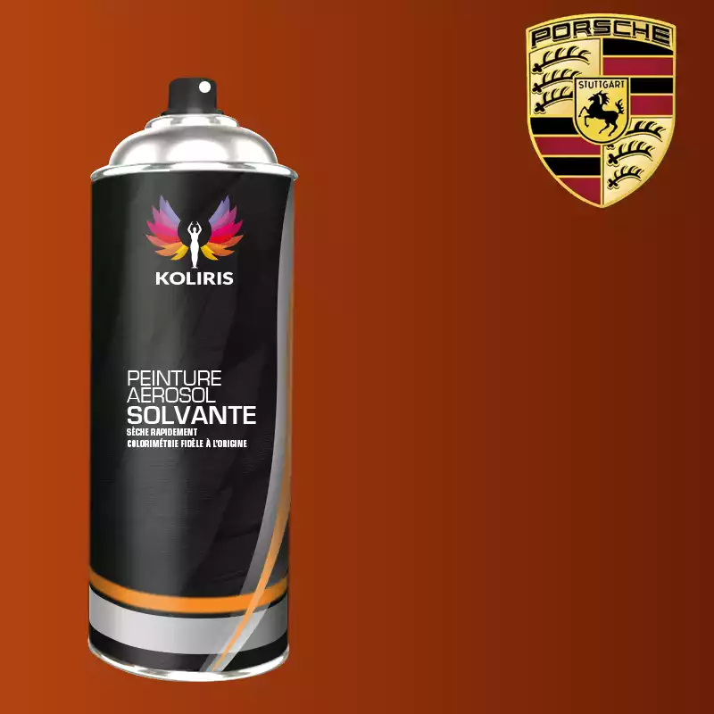 Bombe de peinture voiture solvant Porsche 400ml