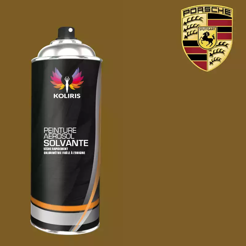 Bombe de peinture voiture solvant Porsche 400ml