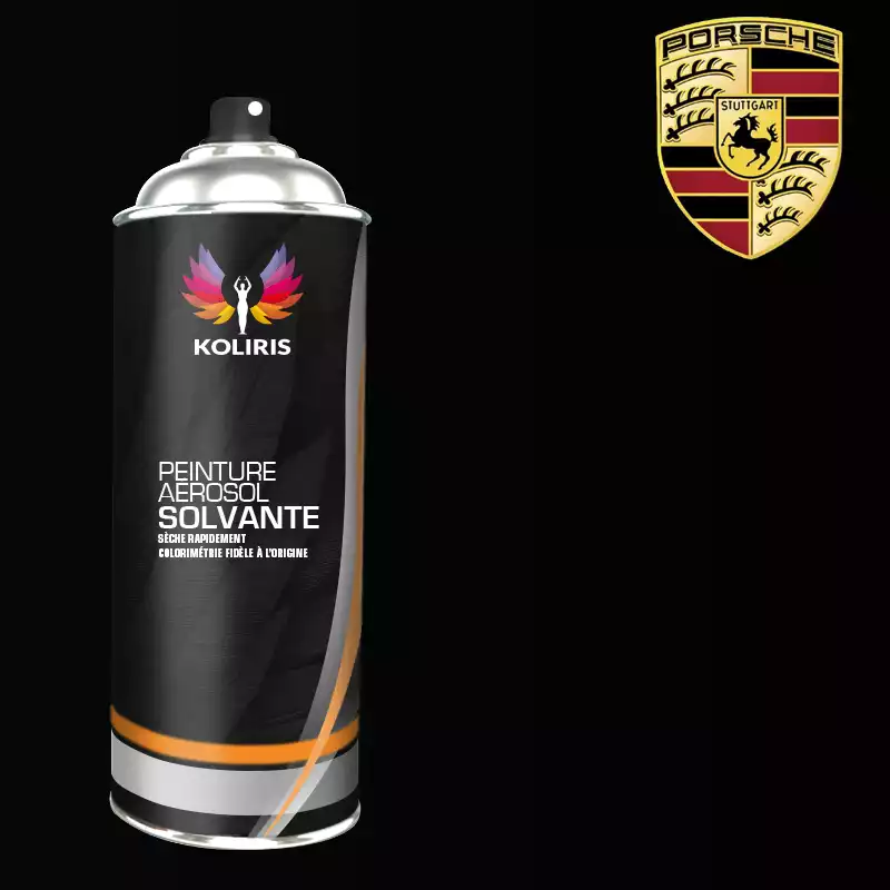 Bombe de peinture voiture solvant Porsche 400ml