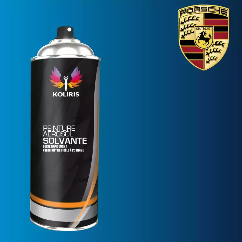 Bombe de peinture voiture solvant Porsche 400ml