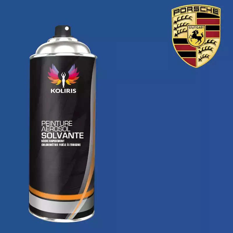 Bombe de peinture voiture solvant Porsche 400ml