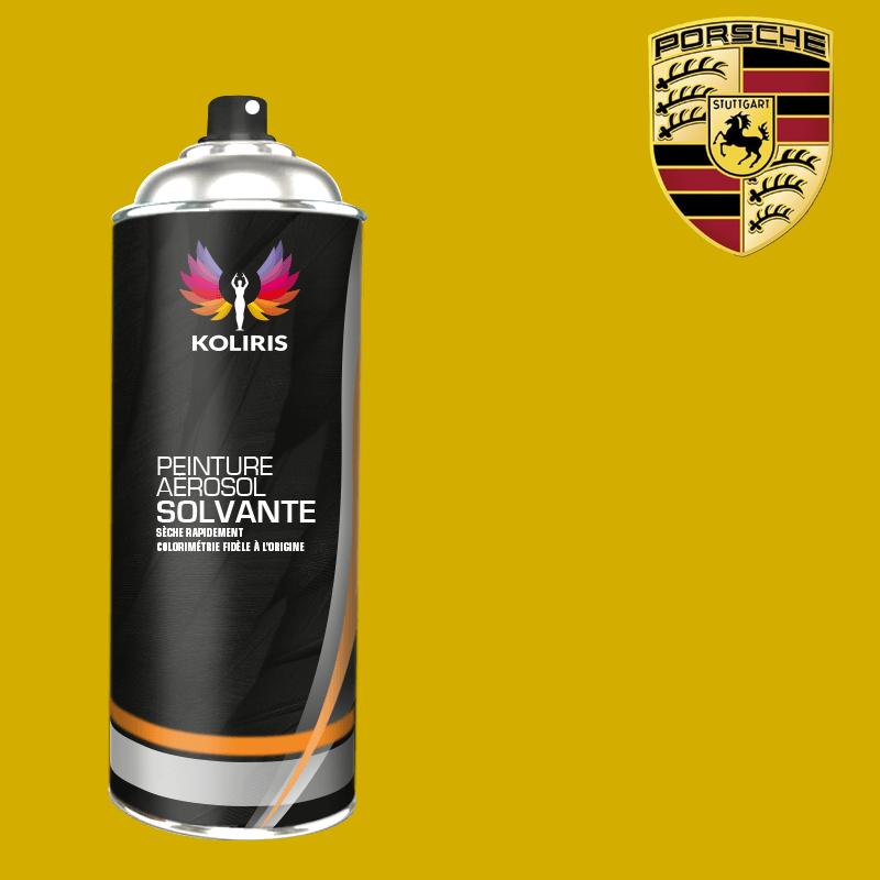 Bombe de peinture voiture solvant Porsche 400ml