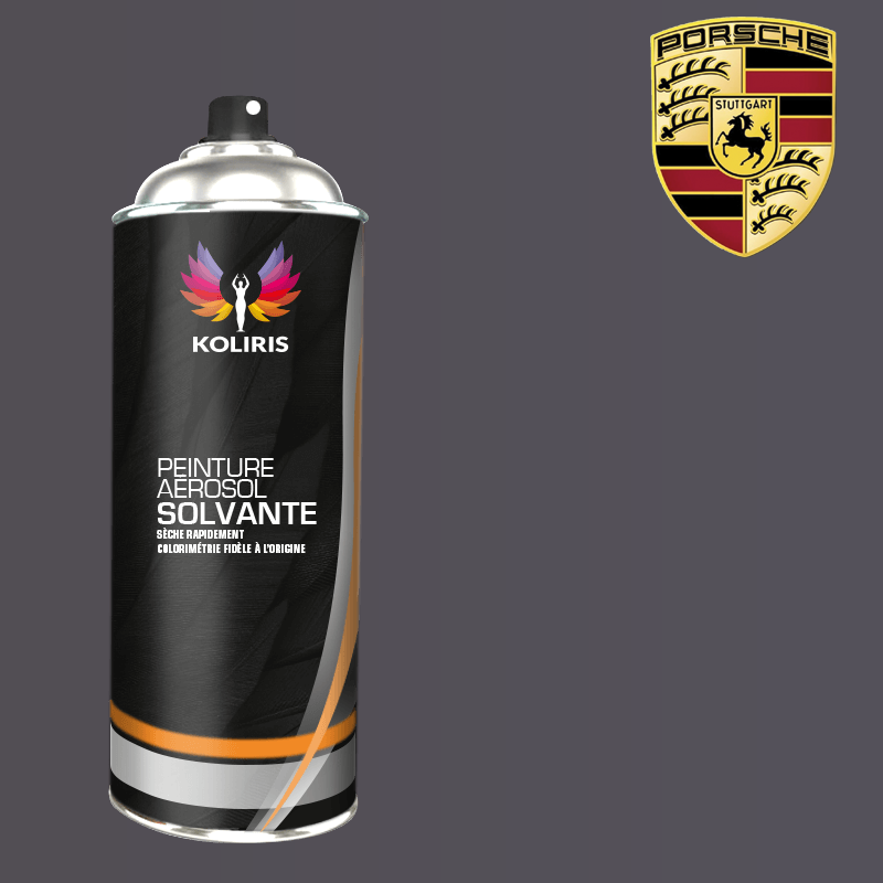 Bombe de peinture voiture solvant Porsche 400ml