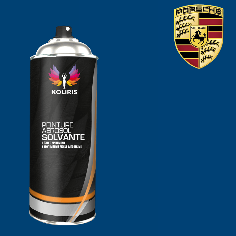 Bombe de peinture voiture solvant Porsche 400ml