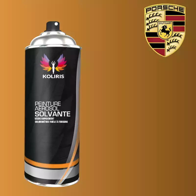 Bombe de peinture voiture solvant Porsche 400ml