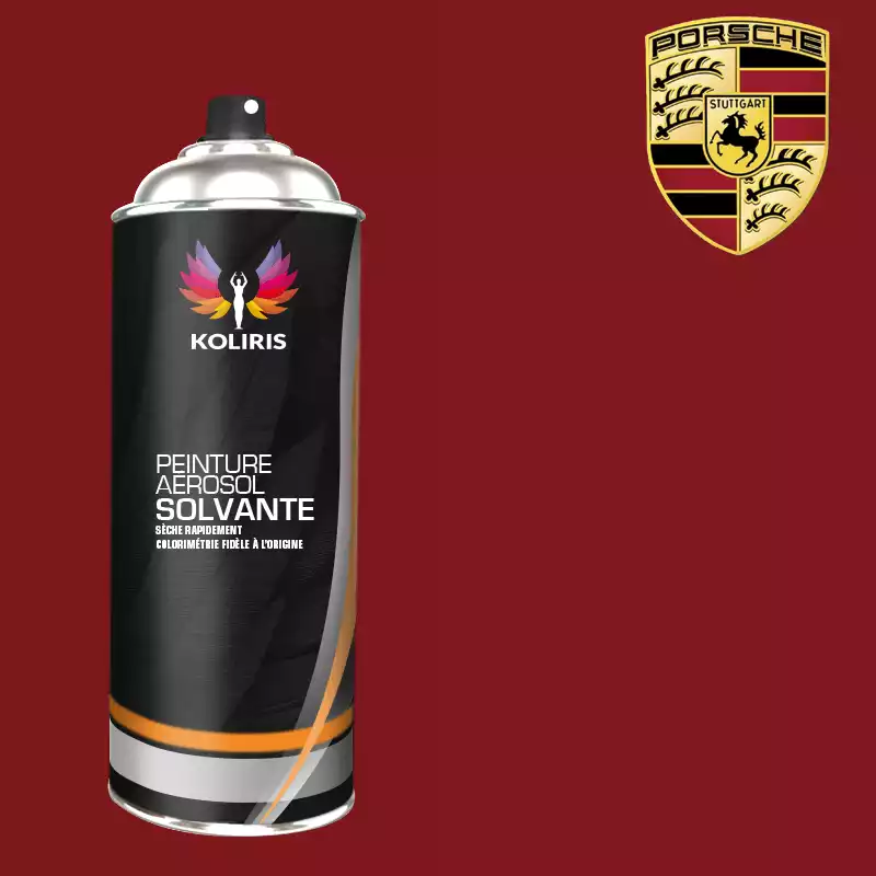 Bombe de peinture voiture solvant Porsche 400ml