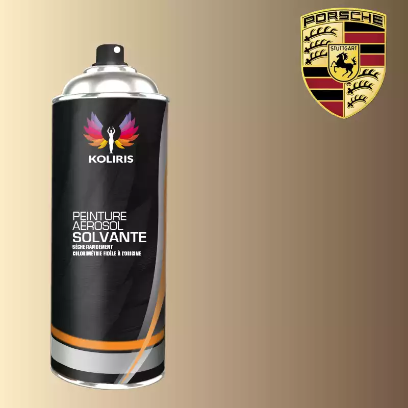 Bombe de peinture voiture solvant Porsche 400ml