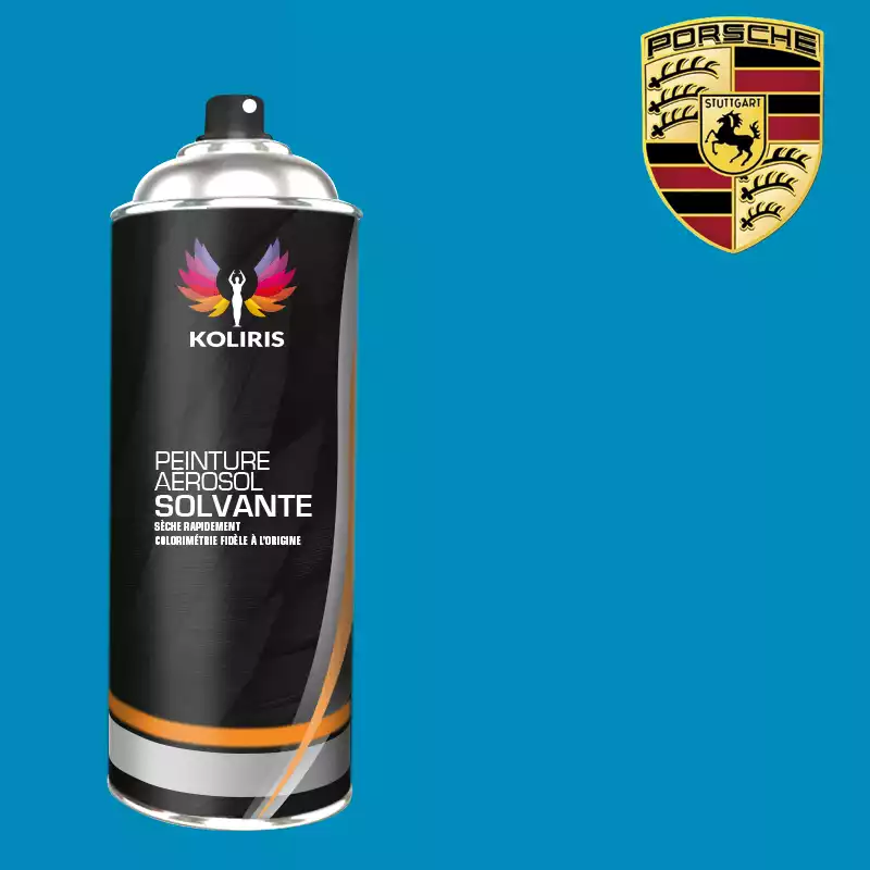 Bombe de peinture voiture solvant Porsche 400ml