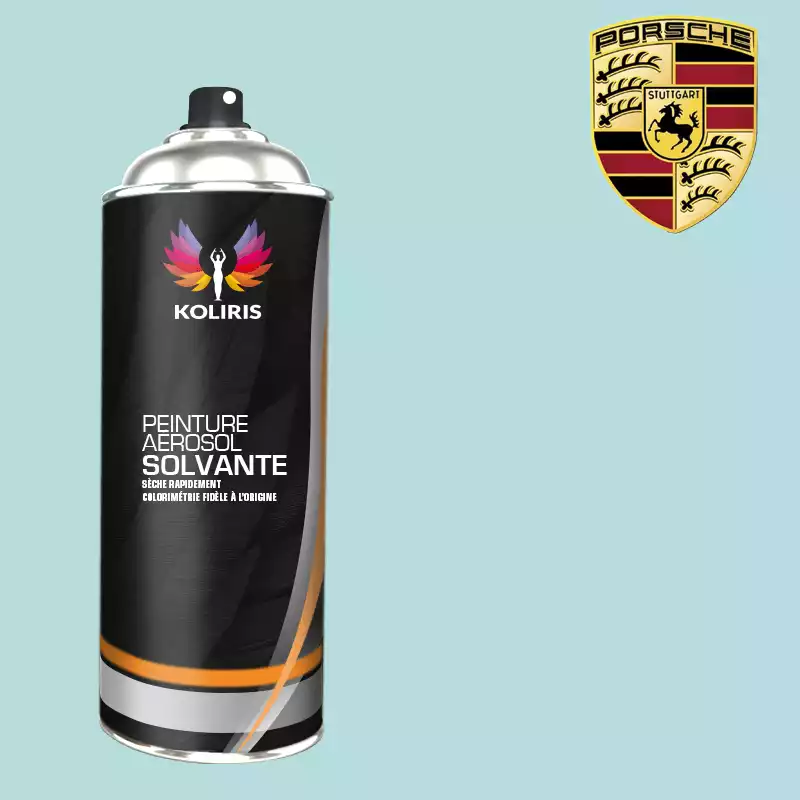 Bombe de peinture voiture solvant Porsche 400ml