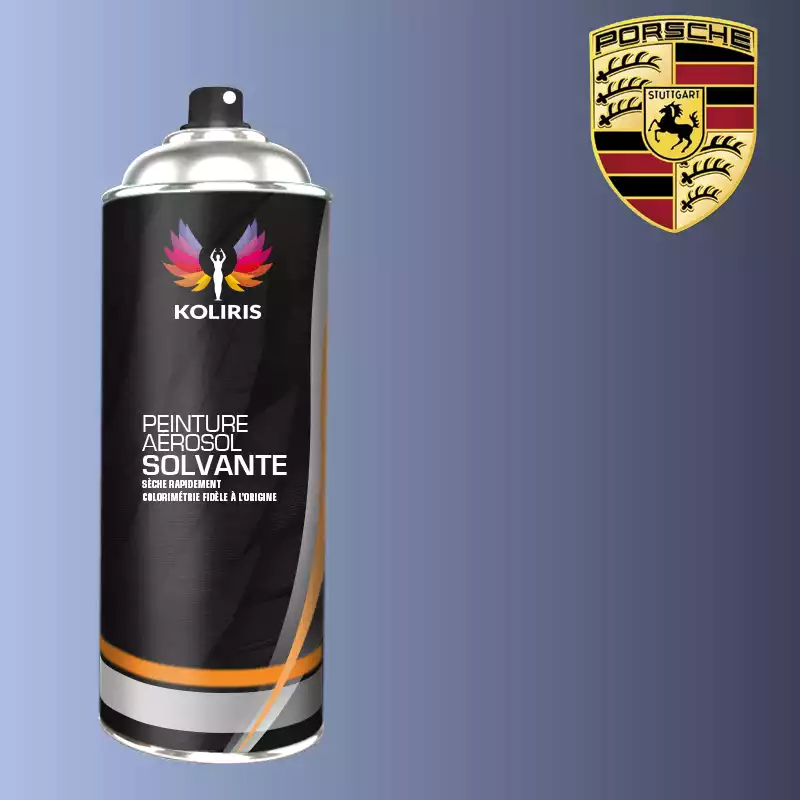 Bombe de peinture voiture solvant Porsche 400ml