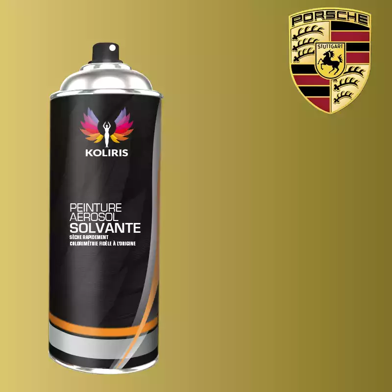 Bombe de peinture voiture solvant Porsche 400ml