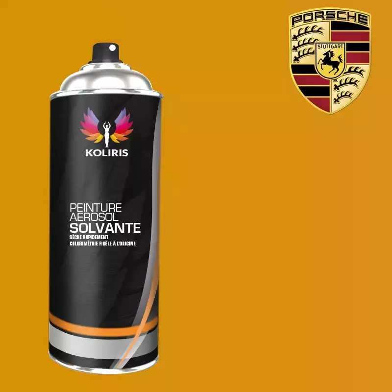 Bombe de peinture voiture solvant Porsche 400ml