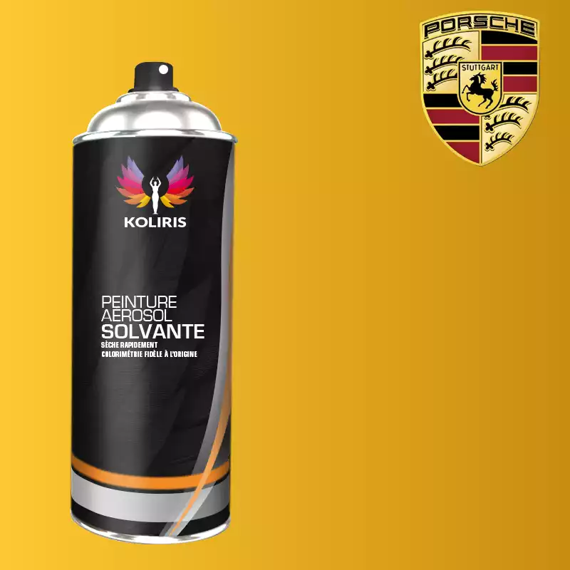 Bombe de peinture voiture solvant Porsche 400ml