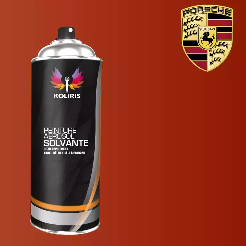 Bombe de peinture voiture solvant Porsche 400ml