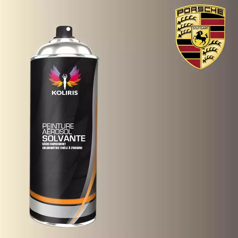 Bombe de peinture voiture solvant Porsche 400ml