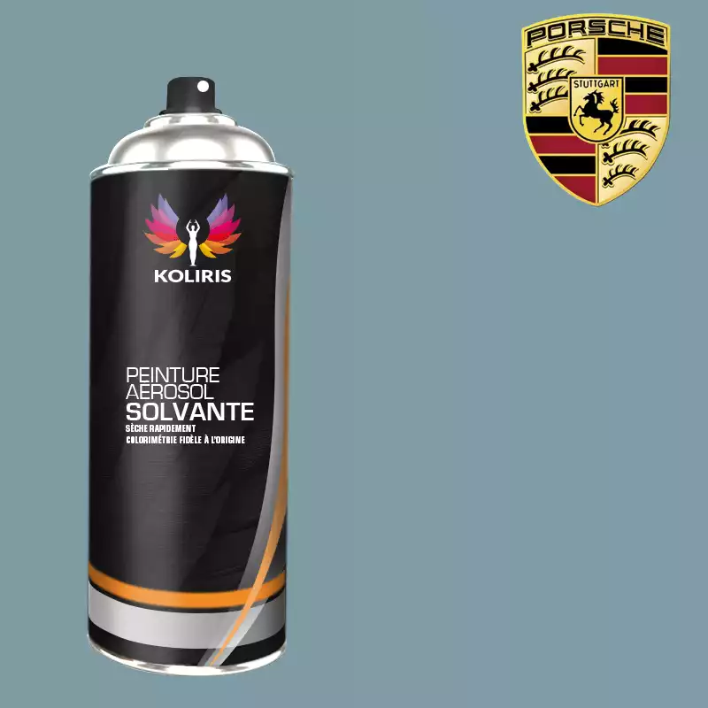 Bombe de peinture voiture solvant Porsche 400ml