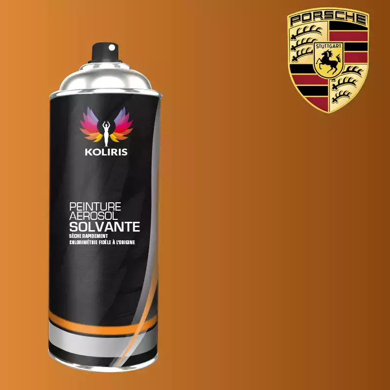 Bombe de peinture voiture solvant Porsche 400ml