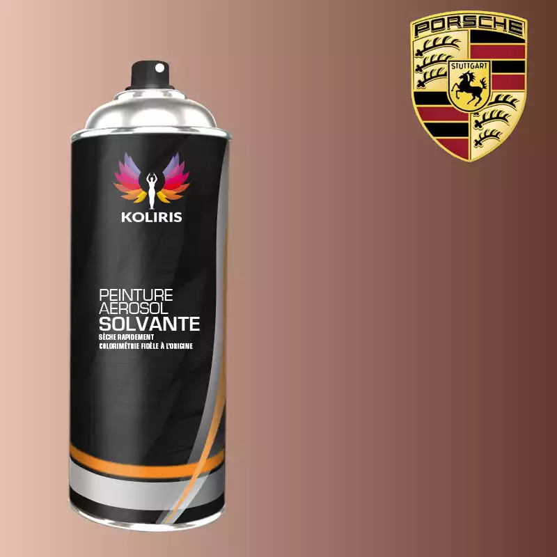 Bombe de peinture voiture solvant Porsche 400ml