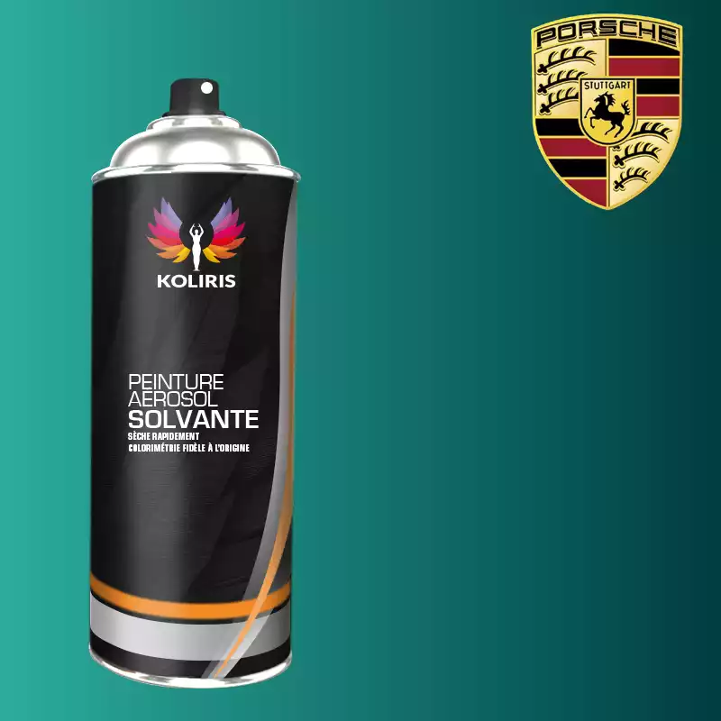 Bombe de peinture voiture solvant Porsche 400ml