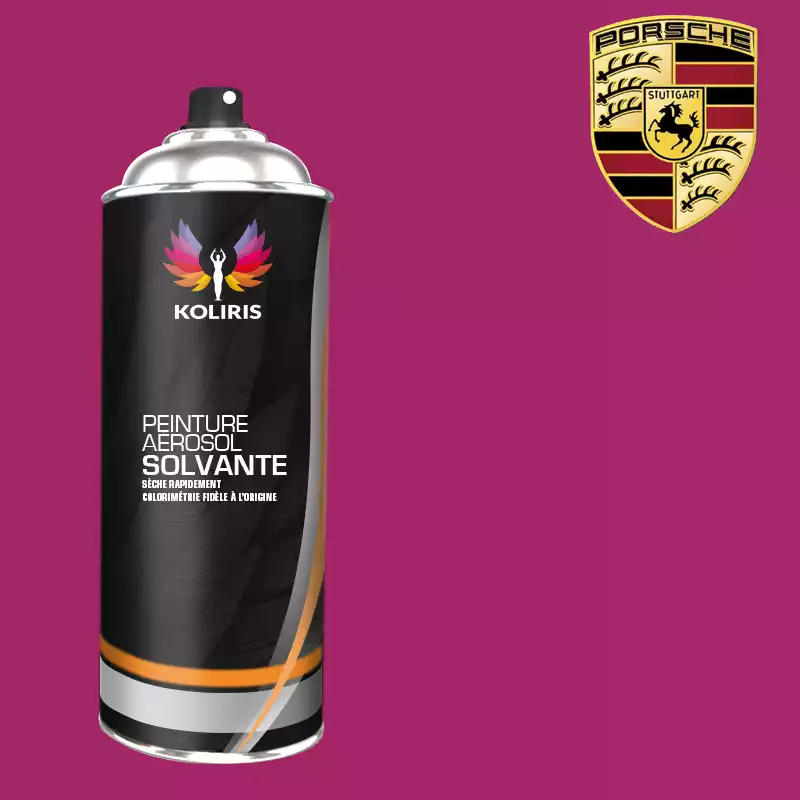 Bombe de peinture voiture solvant Porsche 400ml