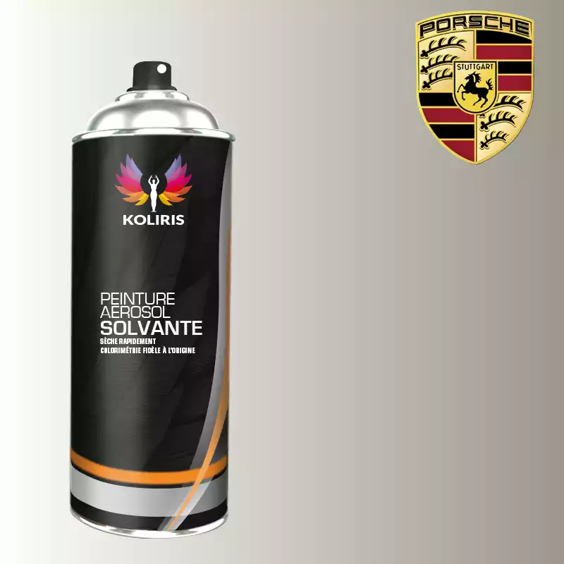 Bombe de peinture voiture solvant Porsche 400ml