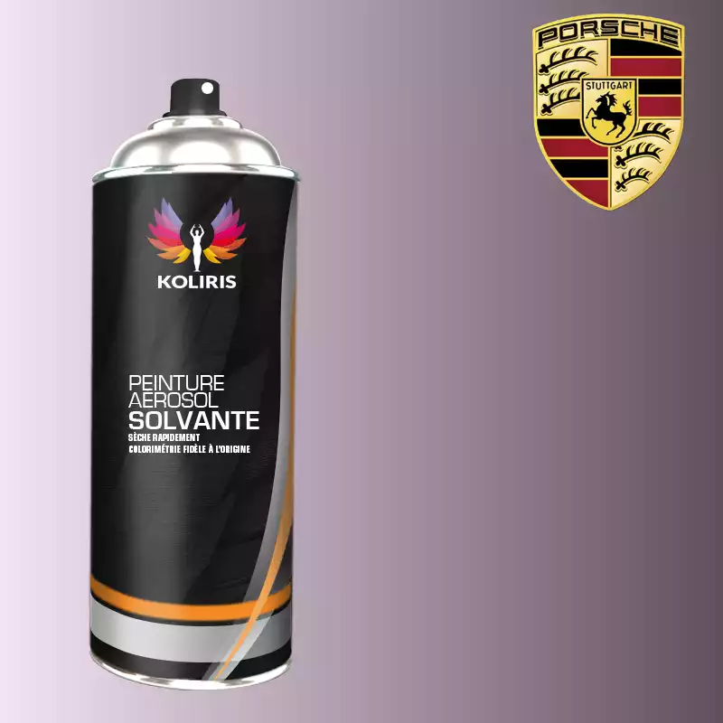 Bombe de peinture voiture solvant Porsche 400ml