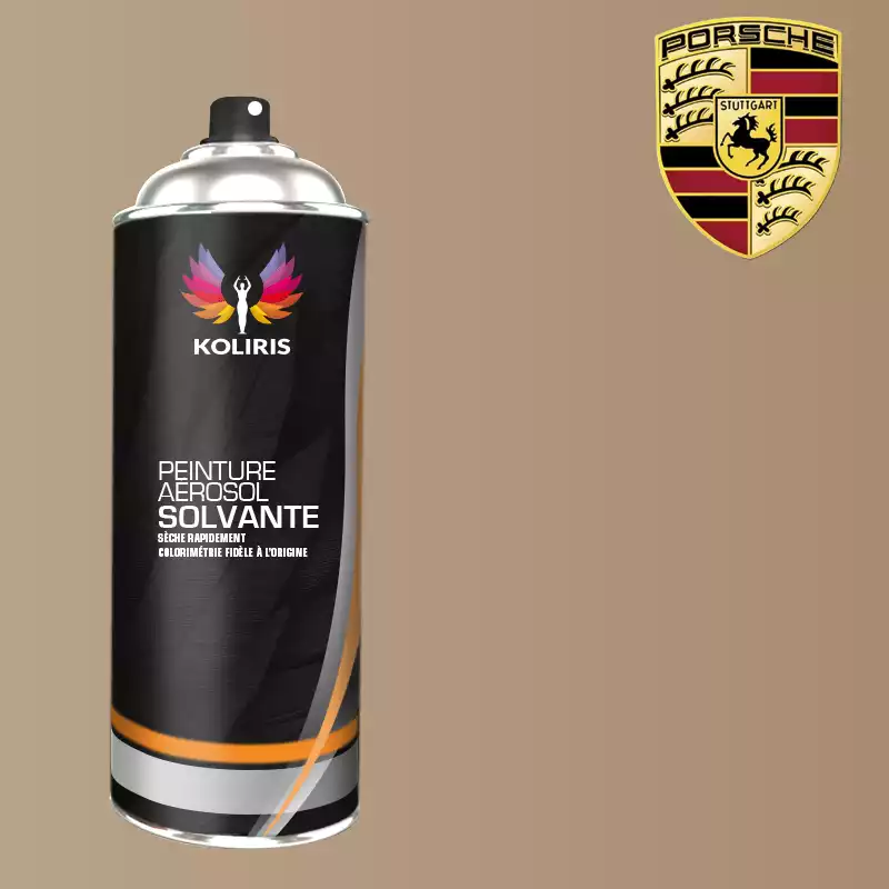 Bombe de peinture voiture solvant Porsche 400ml