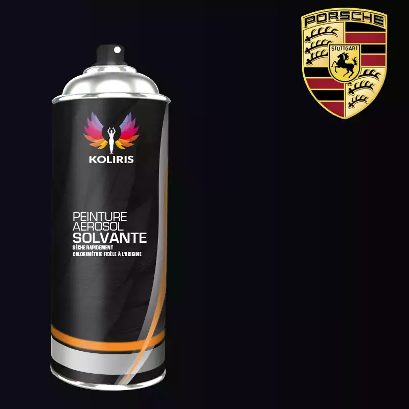 Bombe de peinture voiture solvant Porsche 400ml