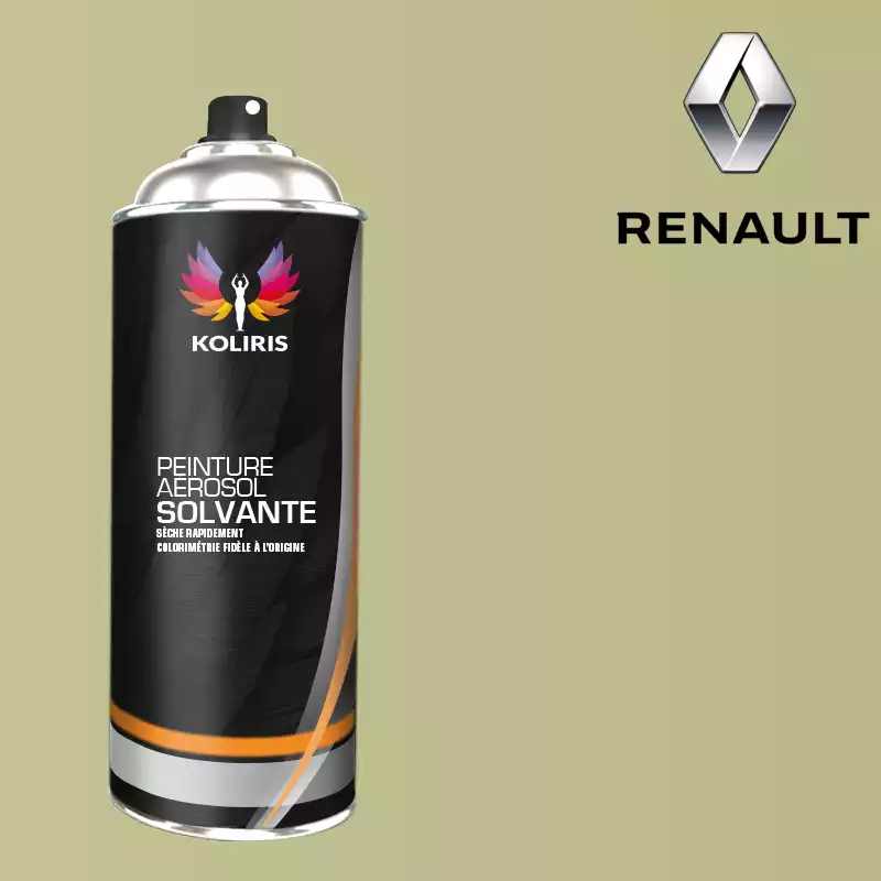 Bombe de peinture voiture solvant Renault 400ml