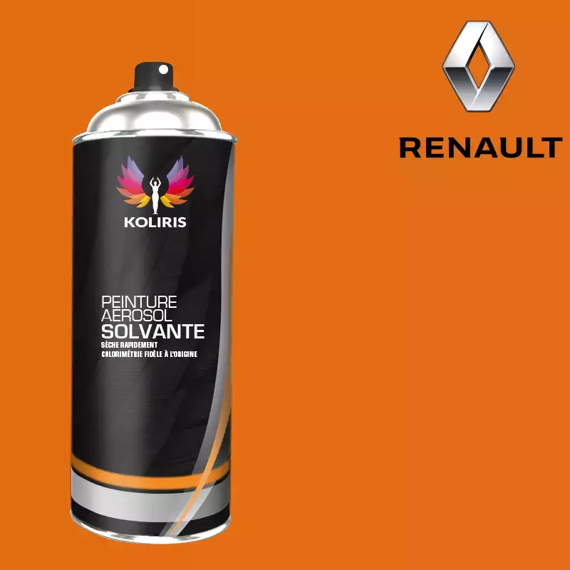 Bombe de peinture voiture solvant Renault 400ml