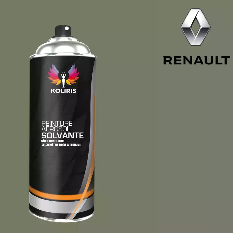 Bombe de peinture voiture solvant Renault 400ml