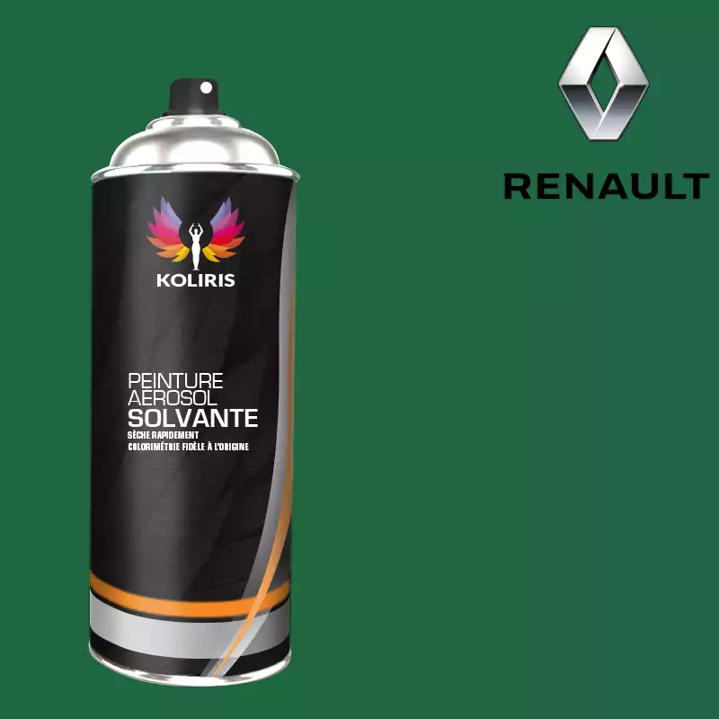 Bombe de peinture voiture solvant Renault 400ml