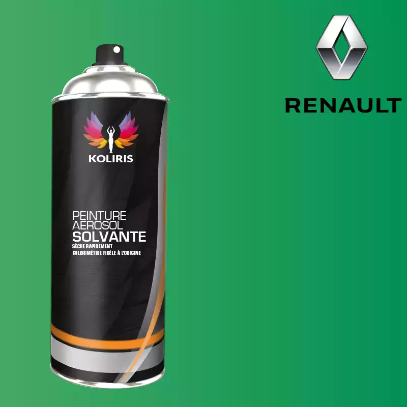 Bombe de peinture voiture solvant Renault 400ml