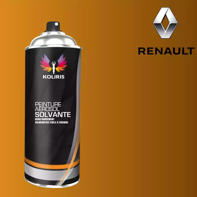 Bombe de peinture voiture solvant Renault 400ml