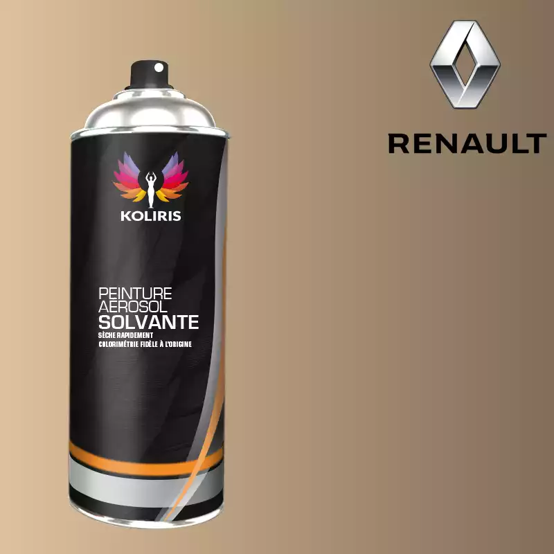 Bombe de peinture voiture solvant Renault 400ml