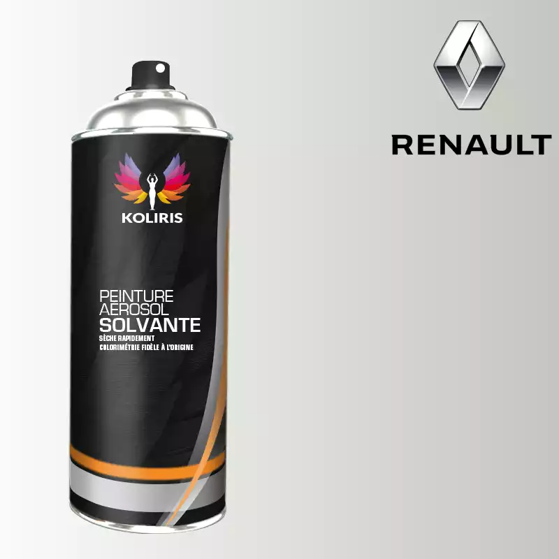 Bombe de peinture voiture solvant Renault 400ml