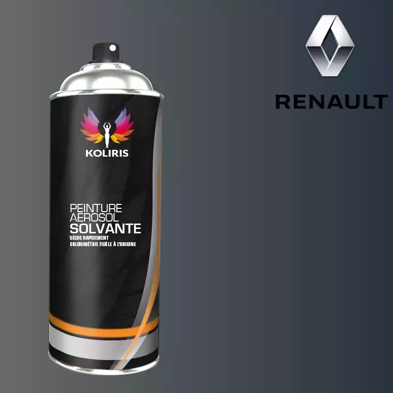 Bombe de peinture voiture solvant Renault 400ml