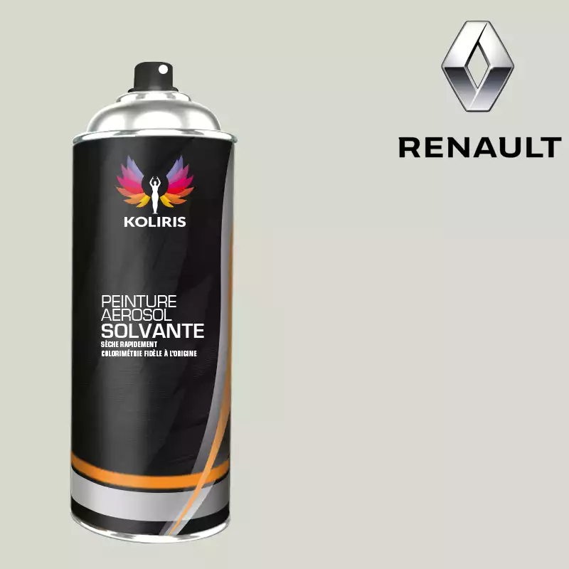 Bombe de peinture voiture solvant Renault 400ml