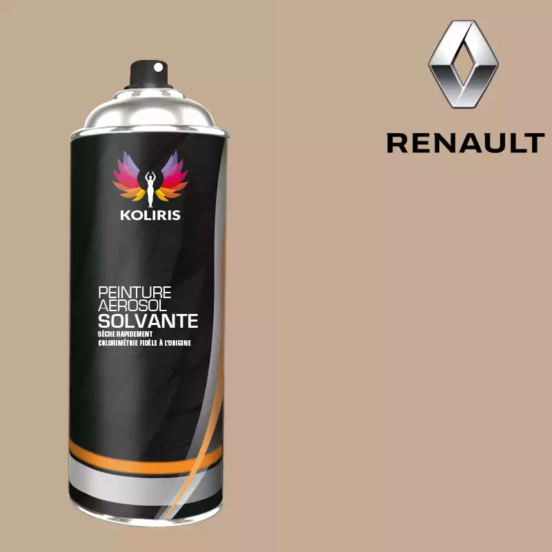 Bombe de peinture voiture solvant Renault 400ml